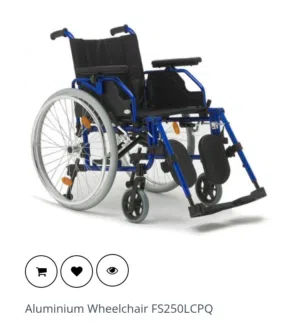 wheelchair used only 2 times