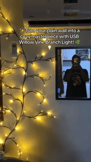 فروع الإنارة الجدارية المبتكرة (LED Tree Branch)