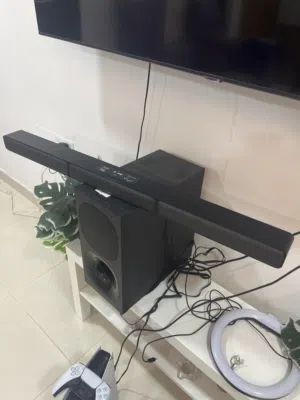 طقم صوت سوني بار صوت مع سماعتين خلفيه و مضخم