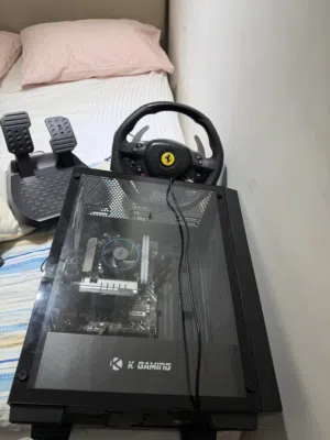 Pc with racing sim