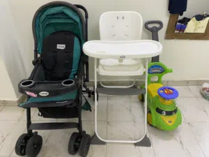 10bd All 4 items Stroller Feeding chair sitting chair Toy car big