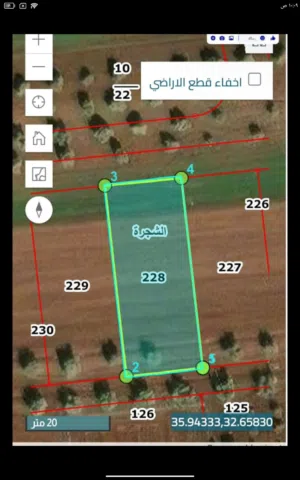 Residential Land for Sale in Irbid Shajara