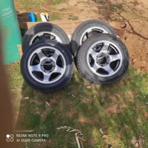 طقم جنطات مقاس 15 ست براغي 7.5 انش كوشوك تعبان                 للبيع السعر
