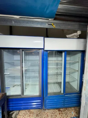 ثلاجة عرض بابين بحاله ممتازه