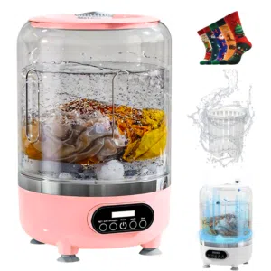 Machine à laver 3L Portable pour sous-vêtements avec lumière bleue – غسالة ملابس محمولة