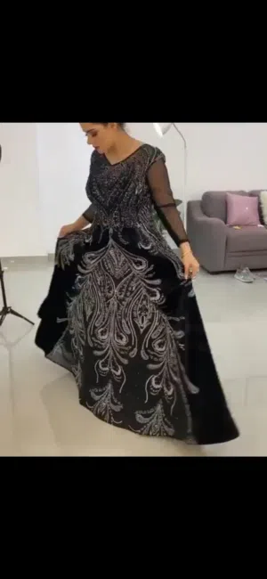 فستان اسود سهره