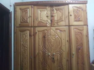 غرفه نوم خشب سويدي 4فتحات عرطه