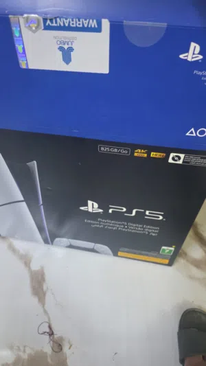 sony playstation 5 with box