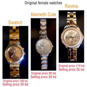 Original female watches for low prices