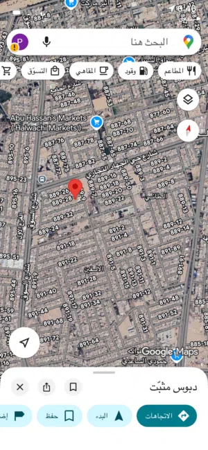 ارض للبيع طابو صرف 110 متر واجهة 5.5نزال 20