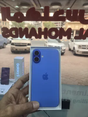 ايفون 16 بلس 256 gb البطاريه 96% كرتون عربي انجليزي مع الكفر والحمايه والكرتون والاغراض ولا زلخ