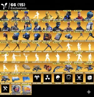 حساب فورت نايت OG للبيع  حساب من سيزن 2 سكنات/246 رقصه/288 السوم يبدا من 350