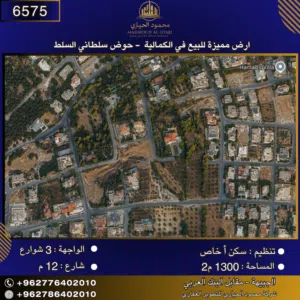 Residential Land for Sale in Amman Al Kamaliya