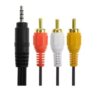 AUX Male 3.5mm to 3 RCA