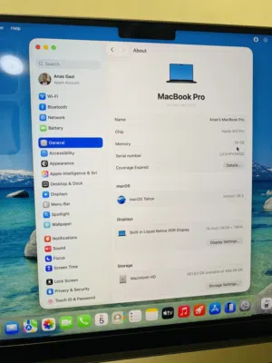 Macbook pro 14-inch (M3 pro) 18GB Ram/512GB Ssd