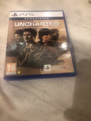Uncharted 4 remaster—With DLC انشارتد 4 الريماستر مع الإضافة نسخة سوني 5  هي الCOLLECTION كاملة