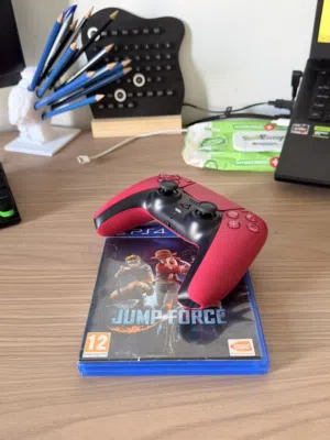 PS5 Red Controller + Jump Force PS4 Game – Excellent Condition