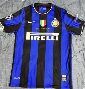 “Inter Milan 2010/11 Champions League Final Shirt – Blue & Black Medium Great Condition”