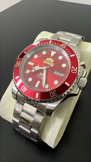 Orient Automatic Red Dial