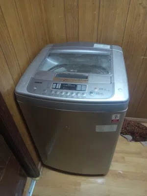 غسالة ملابس LG سعة 16 كيلو بحالة ممتازة للبيع