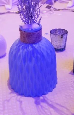 20pcs Nordic Style Pale Blue Plastic Vases for sale