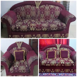 Sofa set for sale  1 triple seater 1 double seater 2 single seater