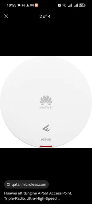 للبيع: هواوي eKitEngine AP661 - جهاز بث واي فاي 6 متطور (مستعمل) For Sale: Huawei eKitEngine AP661 -