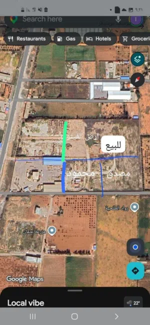 اربع هكتار للبيع في الطلحيه ايسار قرب الشيل 5مليون
