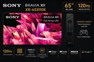 65” Sony TV Bravia XR - 120hz