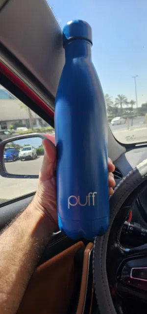 قارورة مياه puff حافظه للبروده وأيضا السخونة استاليس ممتازه جدا