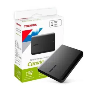 هاردسك توشيبا الاصلي متنقل واحد تيرا 1TB الجهاز مناسب للابتوب او السوني 5 او 4 او للبيسي مناسب لجميع