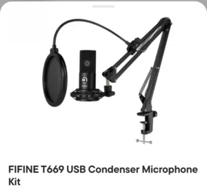 ميكروفون جيمنج شركة fifine t669