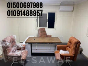 مكتب مدير خشب  mdfاسباني مستورد مكاتب مديرين مكاتب مودرن  manager  office اثاث مكتبي