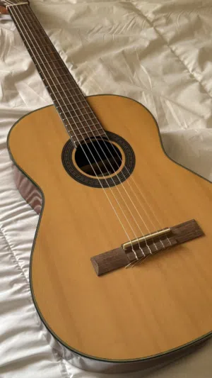 جيتار اريا ياباني احترافي للبيع اوتاره جديده غير مستعمل مع حقيبة