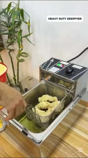 قلاية زيت كهربائية ريكي _ سعة 6 لتر