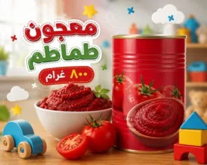 معجون طماطم إيراني فاخر بجودة عالية وكميات كبيرة. مناسب للتجار والجملة بأسعار منافسة.