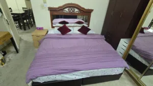 bed and mattress