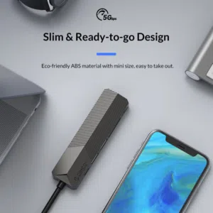مقسم تايب سي الى يو اس بس USB واج دي ام اي HDMI  ORICO متعدد الوظائف من نوع Type-C بأربع منافذ (MDK-