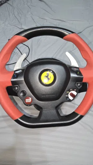Thrommaster steering wheel for sale, clean, used for only one month دركسون ثروماستر للبيع نظيف
