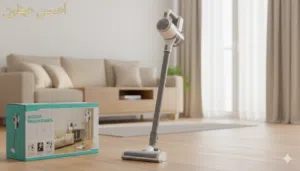 (المكنسة اللاسلكية) لاسلكية بالكامل: تعمل بشحن البطارية، مما يعني حرية الحركة في أرجاء المنزل دون ا