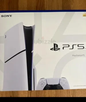 PS5 slim digital model with controller