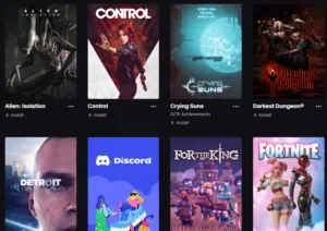 بيع حساب EPIC بالعاب مميزة