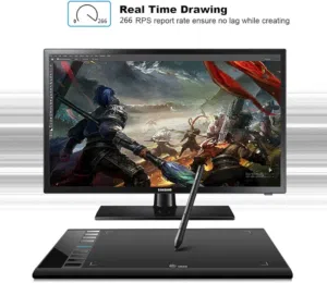 تاب الرسم UGEE M708 حجم كبيرجديدكامل الملحقات: