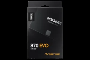 SAMSUNG 870 EVO SATA SSD 500GB 2.5” Internal Solid State Drive