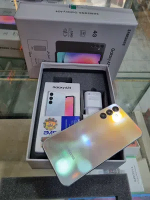 مستعمل اخو الجديد Samsung A24 4G رام 16 جيجا 128 أغراضة والكرتونه والبكج متوفر توصيل