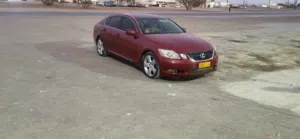 لكزس GS 300 موديل 2006، لون خمري، نظام متكامل، سيارة صالون مرخصة مع تأمين إلزامي