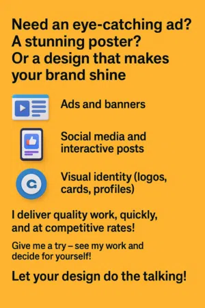 تصميمات دعائية واعلانية