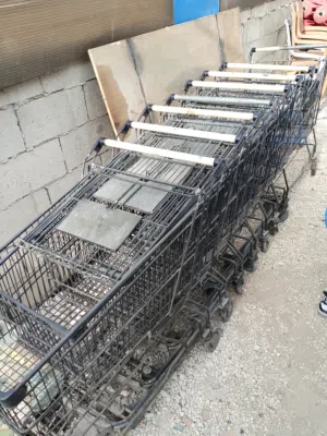 عربيات تسوق حديد بحالة ممتازه جدآ تصلح المولات والخضره