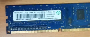 For Sale used RAM 4GB RAMAXEL Lenovo Brand
