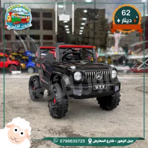 سياره ( جامبو ) 4 ماتور تناسب من عمر 1 الي 6 سنوات / روموت / هزاز / انارة / موسيقى / من المستورد ..